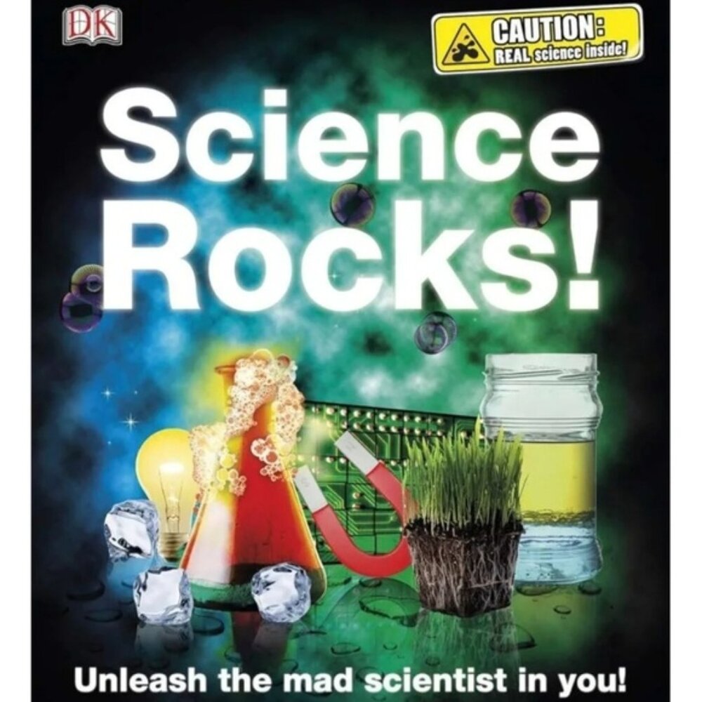Science Rocks! Hardcover Science Experiment Book and facts for Kids